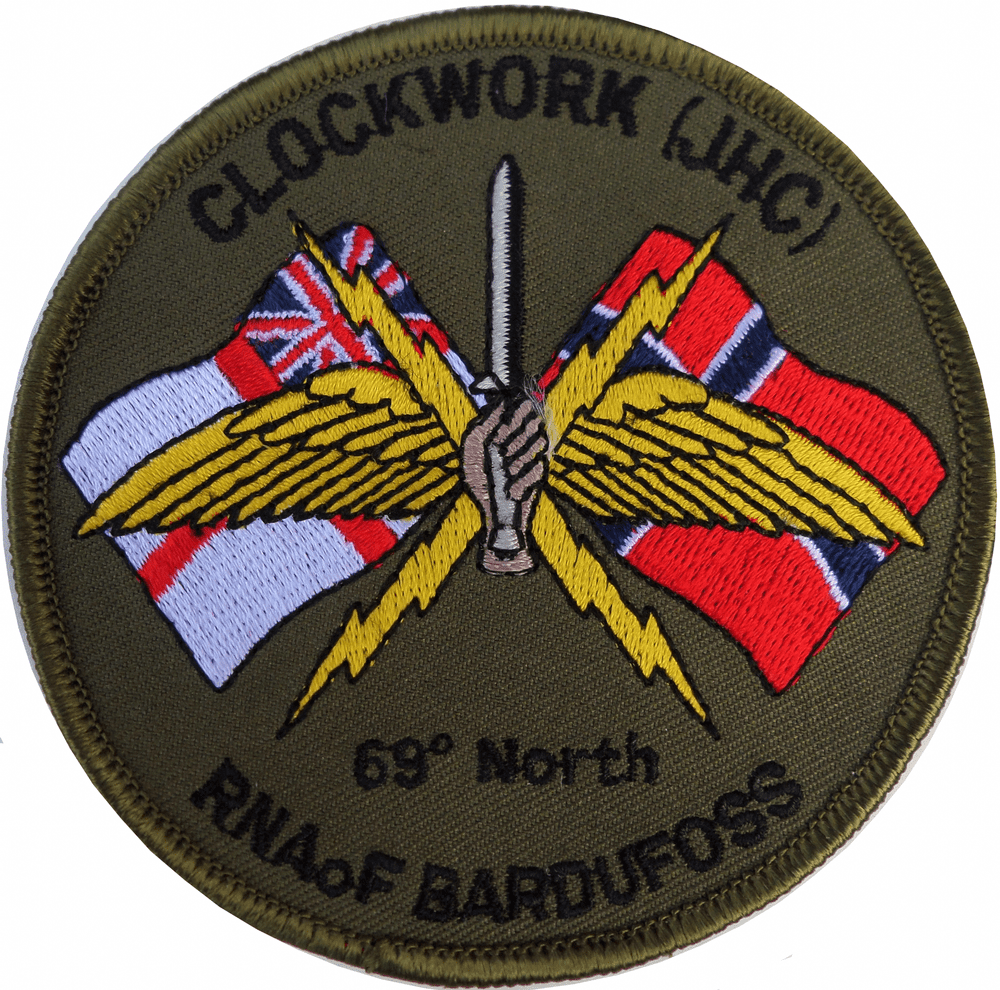 Exercise Clockwork Norway 2019Joint Helicopter Command Embroidered Patch