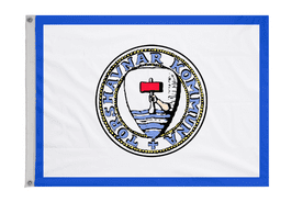 Faroe Islands Capital City Tórshavn Flag with Eyelets