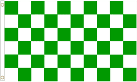 Fermanagh GAA Check Colours Ireland Polyester Flag