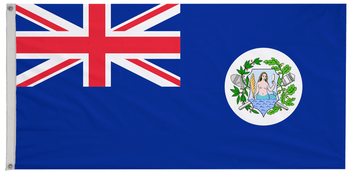 Fiji 1877 to 1883 Flag with Eyelets