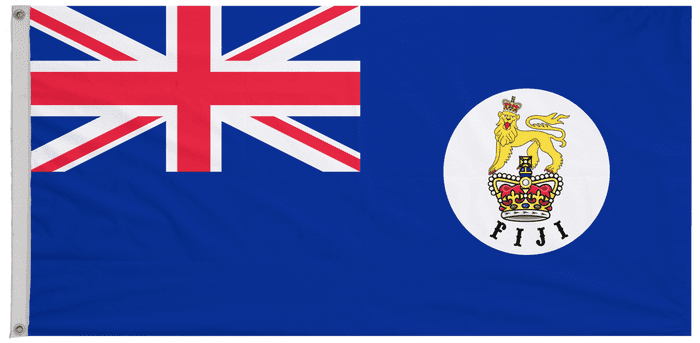 Fiji 1883 to 1903 Flag with Eyelets