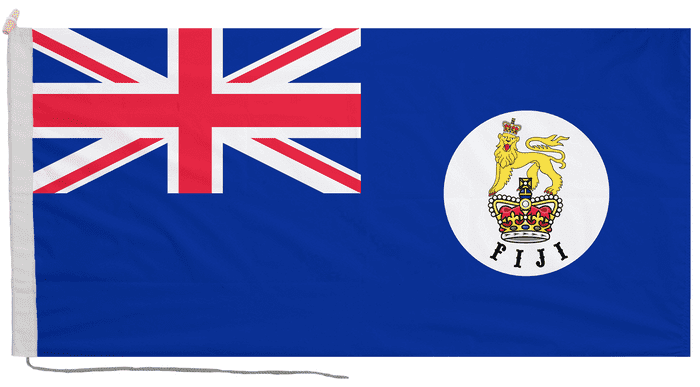 Fiji 1883 to 1903 Flag with Rope & Toggle