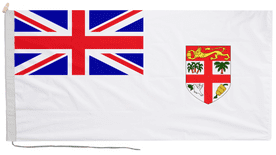 Fiji Naval Ensign Flag with Rope & Toggle