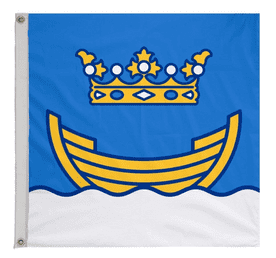 Finland Capital City Helsinki Flag with Eyelets