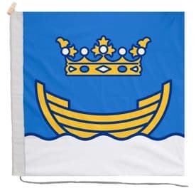 Finland Captial City Helsinki Flag with Rope & Toggle