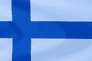 Finland National Flag with Rope & Toggle