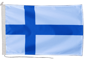 Finland National Flag with Rope & Toggle