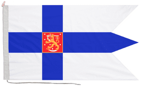 Finland Naval Ensign Flag with Rope & Toggle