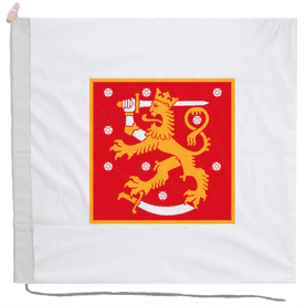 Finland Naval Jack Flag with Rope & Toggle