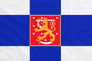 Finland State Flag with Eyelets
