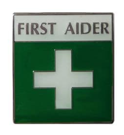 First Aider Medical Treatment Assistance Pin Badge