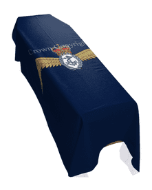 FLEET AIR ARM WINGS (PORTRAIT) PREMIUM COFFIN DRAPE