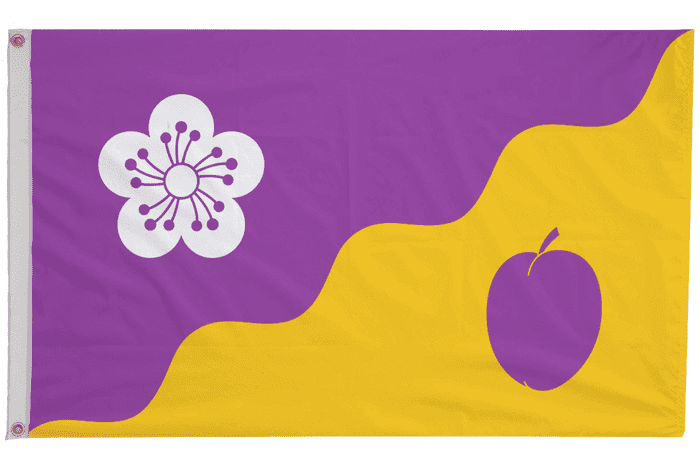 Flore Flag with Eyelets