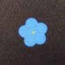 Forget Me Not Flowers Polyester 5'x3' Flag