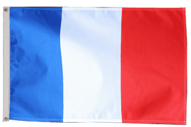 France Flag with Eyelets