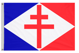 France FNFL Jack Flag with Eyelets