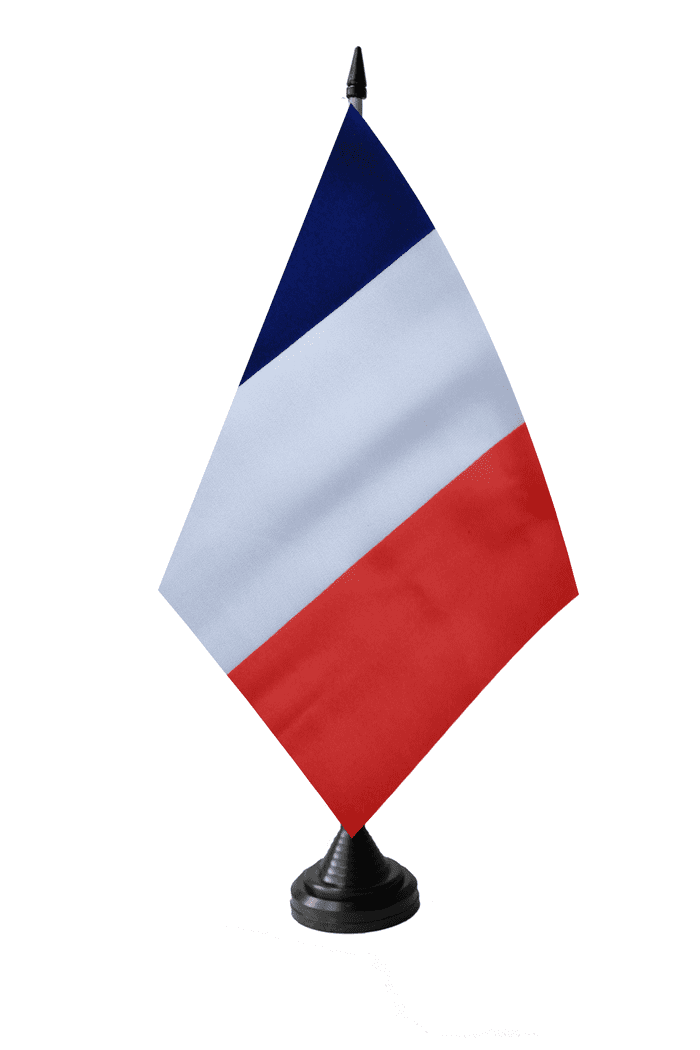 France Medium Table Flag