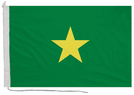 French Senegal 1958 to 1959 Flag with Rope & Toggle