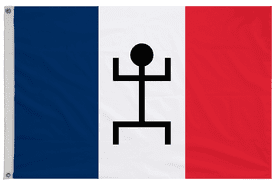 French Sudan 1880 to 1958 Flag with Eyelets