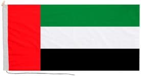 Fujairah UAE Flag with Rope & Toggle