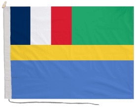 Gabon 1959 to 1960 Flag with Rope & Toggle