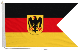 Germany Naval Ensign Flag with Rope & Toggle