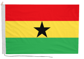 Ghana Flag with Rope & Toggle