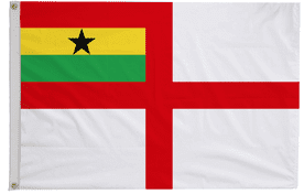 Ghana Naval Ensign Ensign Flag with Eyelets