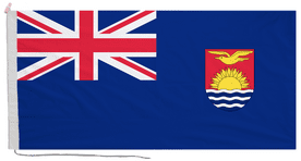 Gilbert and Ellice Islands 1892 to 1976 Flag with Rope & Toggle