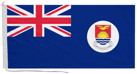 Gilbert Islands 1976 to 1979 Flag with Rope & Toggle