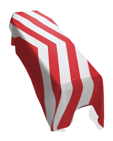 GLAMORGAN COUNTY FLAG PREMIUM COFFIN DRAPE (MADE TO ORDER)