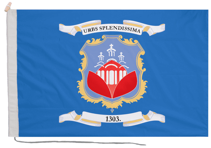 Gračanica Kosovo Flag with Rope & Toggle