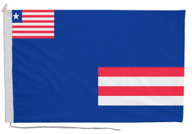 Grand Bassa Liberia Flag with Rope & Toggle