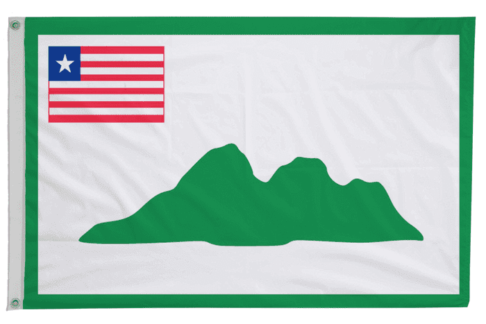 Grand Cape Mount Liberia Flag with Eyelets