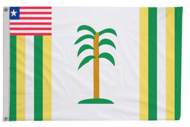 Grand Kru Liberia Flag with Eyelets