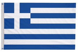 Greece Flag with Eyelets
