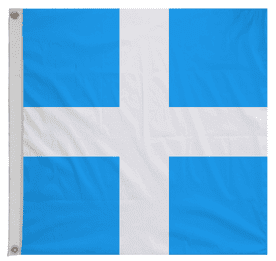 Greece Naval Jack Ensign Flag with Eyelets