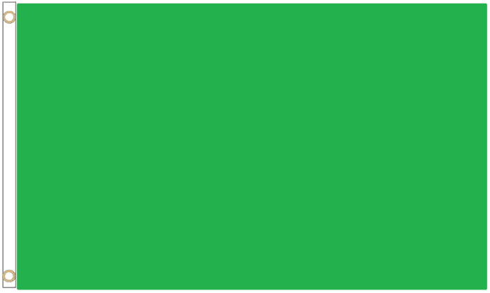 Green Polyester Flag