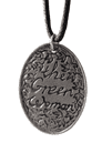Green Woman Pewter Pendant - Made in England