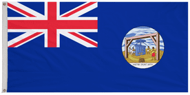 Grenada 1875 to 1903 Flag with Eyelets