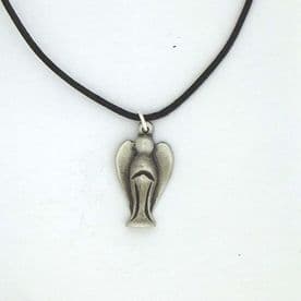 Guardian Angel Pewter Pendant - Made in England