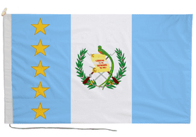 Guatemala Presidential Flag with Rope & Toggle