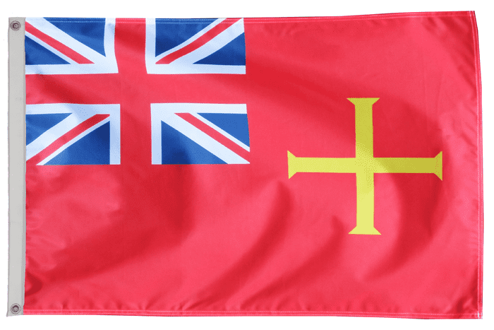 Guernsey Civil Ensign Flag with Eyelets