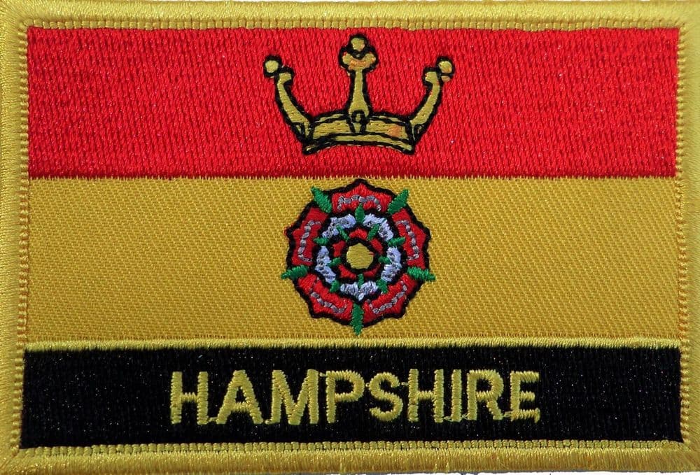Hampshire Embroidered Rectangular Patch