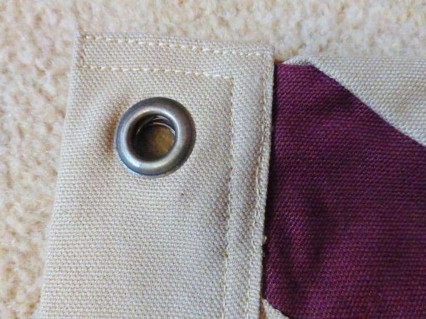 Hand Sewn Union Jack With Royal Crest Flag With 6 Eyelets 150cm x 100cm