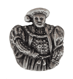 Henry VIII Pewter Pin Badge