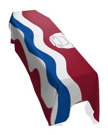 HEREFORDSHIRE COUNTY FLAG PREMIUM COFFIN DRAPE (MADE TO ORDER)