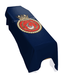 HMS ALAMEIN (PORTRAIT) PREMIUM COFFIN DRAPE