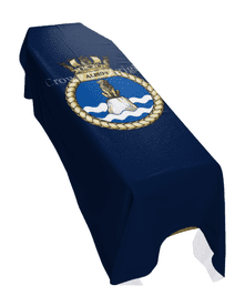 HMS ALBION (PORTRAIT) PREMIUM COFFIN DRAPE