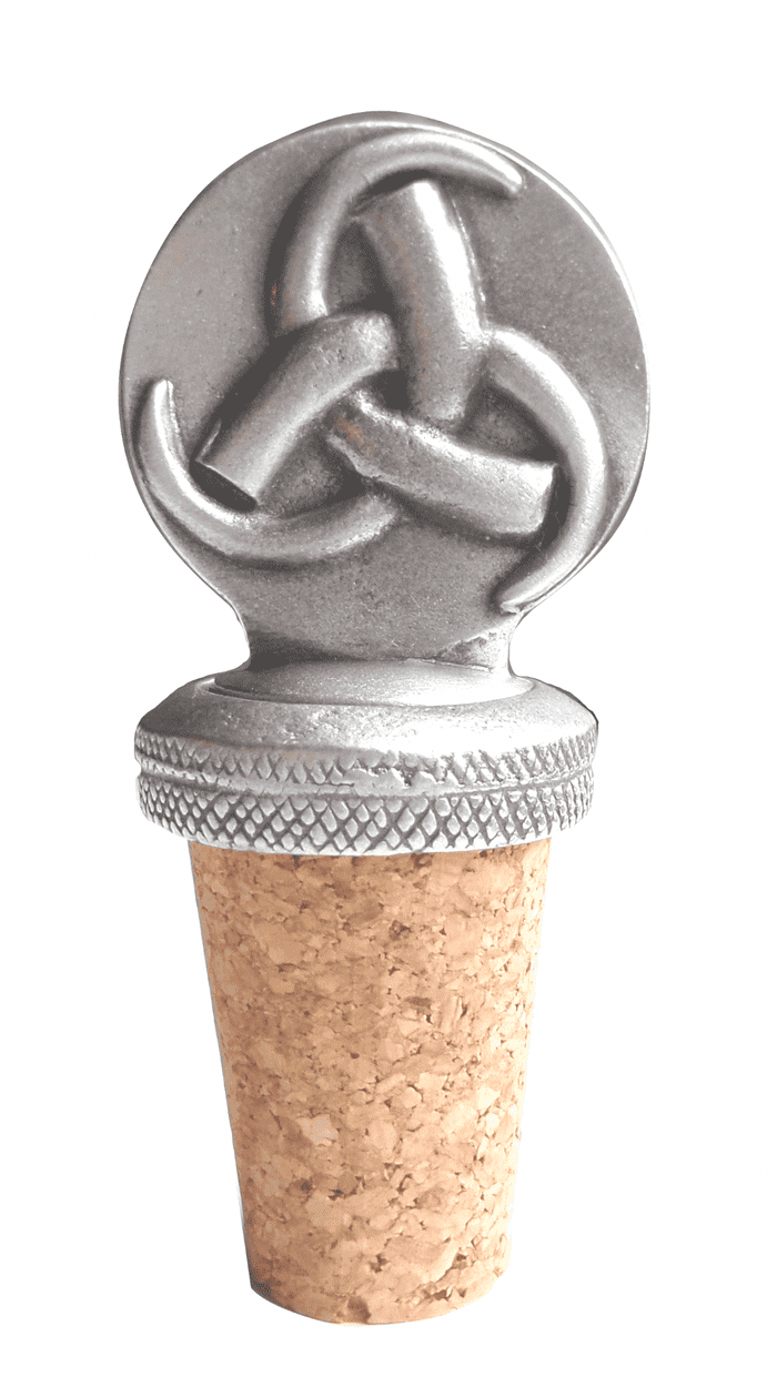 Horns of Odin Viking Nordic Pewter Bottle Stopper